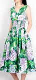 Hydrangea Sleeveless Dress - DESIGNER INSPIRED FASHIONS