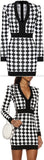 Jacquard Knit Dress