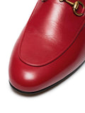 Princetown Leather Slippers - Pink, Red, White