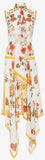 Sleeveless Scarf Print Dress