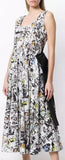 Cotton Cartoon Dress with Bow