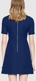 Color Contrast Bow-Tie Dress - DESIGNER INSPIRED FASHIONS