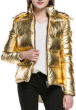 Metallic Puffer Jacket