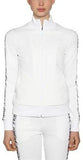 Logo Zip Jersey Sweatshirt and Pant Set, White