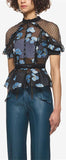 Fil Coupe Open Back Cape Top - DESIGNER INSPIRED FASHIONS
