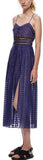 Blue Lattice Dress - DESIGNER INSPIRED FASHIONS