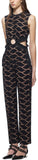 Black Cutwork Embroidered Jumpsuit - DESIGNER INSPIRED FASHIONS
