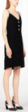 Sleeveless A-Line Dress with Buttons