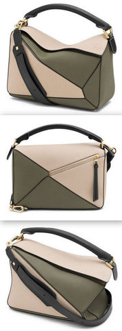 Puzzle Bag Oat/Khaki Green