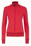 Logo Zip Jersey Sweatshirt and Pant Set, Red