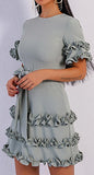 Ruffled Mini Dress