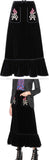 Embellished Velvet Skirt - DESIGNER INSPIRED FASHIONS