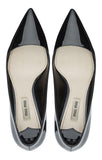 Crystal-Embellished Patent-Leather Pumps - Nude/Pink, Black or Red