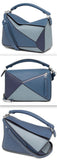 Puzzle Bag Varsity Blue Multitone