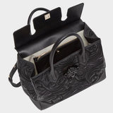 Embroidered Palazzo Empire Bag