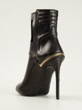 Open-Toe Ankle Boots