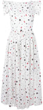Patterned Flared Dress - DESIGNER INSPIRED FASHIONS