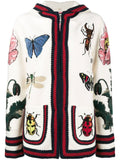 Embroidered Hooded Jacket