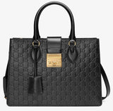 Guccissima Top-Handle Tote Bag Black - DESIGNER INSPIRED FASHIONS