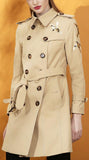 Bird Embellished Trench Coat - DESIGNER INSPIRED FASHIONS