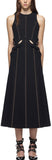 Black Cut-Out Midi Dress - DESIGNER INSPIRED FASHIONS