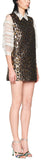 Animal Print Brocade Dress