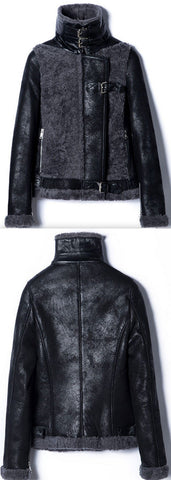 Shearling Sheepskin Leather Jacket