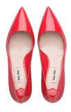 Crystal-Embellished Patent-Leather Pumps - Nude/Pink, Black or Red