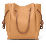 Flamenco Knot Tote Bag Light Caramel/Tan