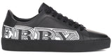 Albert Logo-Print Leather Trainers - White or Black