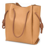 Flamenco Knot Tote Bag Light Caramel/Tan