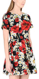 Daisy and Poppy Print Dress