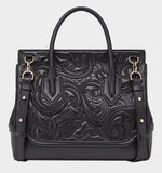 Embroidered Palazzo Empire Bag