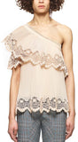 Pleated Embroidery Top - DESIGNER INSPIRED FASHIONS