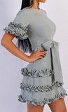Ruffled Mini Dress