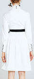 Side-Button-Down Shirt-Dress