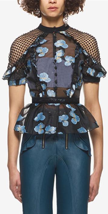 Fil Coupe Open Back Cape Top - DESIGNER INSPIRED FASHIONS