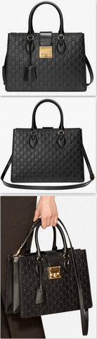 Guccissima Top-Handle Tote Bag Black - DESIGNER INSPIRED FASHIONS