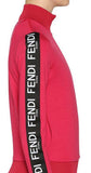 Logo Zip Jersey Sweatshirt and Pant Set, Red