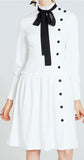 Side-Button-Down Shirt-Dress