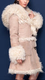 Shearling Suede Coat