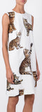 Bengal Cat Print Dress