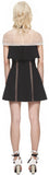 Capped-Sleeve Mini Dress - DESIGNER INSPIRED FASHIONS