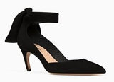 La Belle High-Heeled Shoe in Black Suede