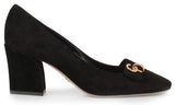 Cest Black Suede Pump