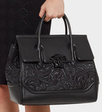 Embroidered Palazzo Empire Bag
