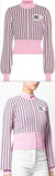Cropped Knit Jacket, Pink