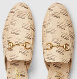 Princetown Logo Invite Stamp Print Slipper