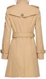 Bird Embellished Trench Coat - DESIGNER INSPIRED FASHIONS