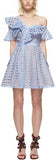 Lace Frill Dress, Light Blue - DESIGNER INSPIRED FASHIONS